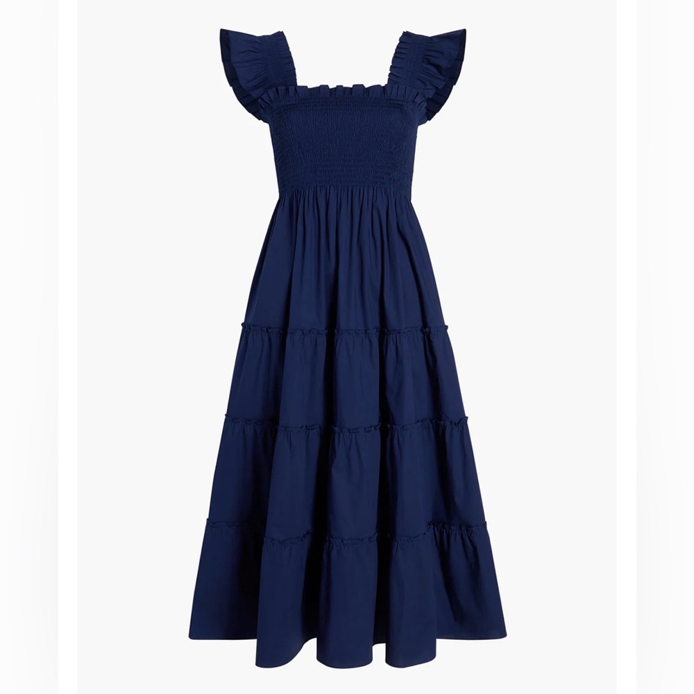 Hill House Home Navy Blue Smocked Maxi Dress - Ellie Nap Dress